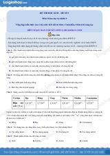 Đề thi học kì 2 KHTN 9 Chân trời sáng tạo - Đề số 3